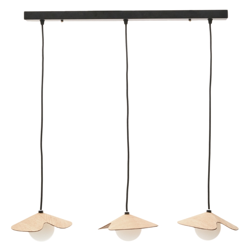 Dřevěné závěsné světlo Kave Home Wilara 60 cm Kave Home