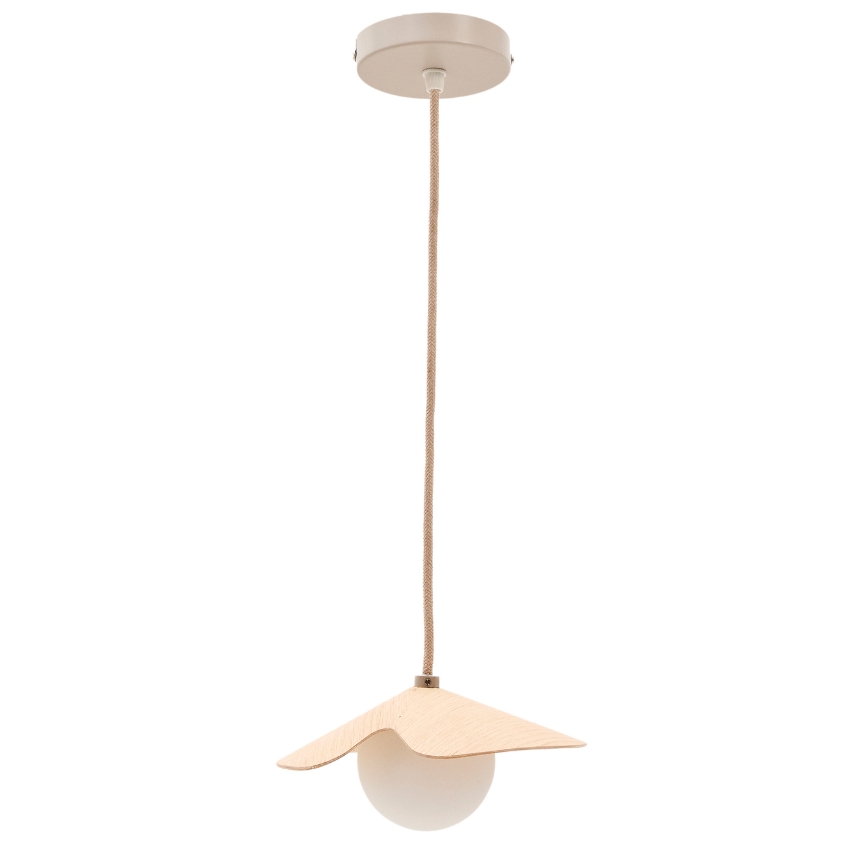 Dřevěné závěsné světlo Kave Home Wilara 18 cm Kave Home