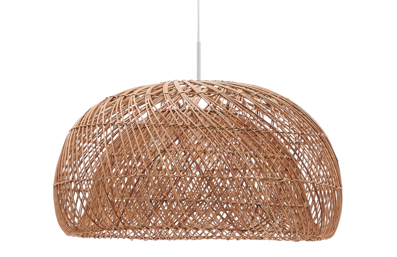 Ratanové závěsné stínidlo Kave Home Isora 60 cm Kave Home