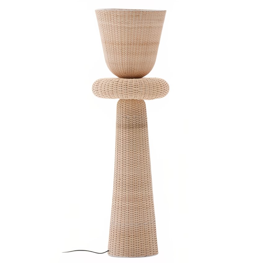 Ratanová stojací lampa Kave Home Neuda 140 cm Kave Home