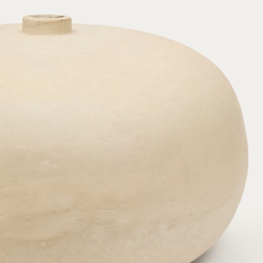 Bílá váza Kave Home Nivala ø 40 cm Kave Home