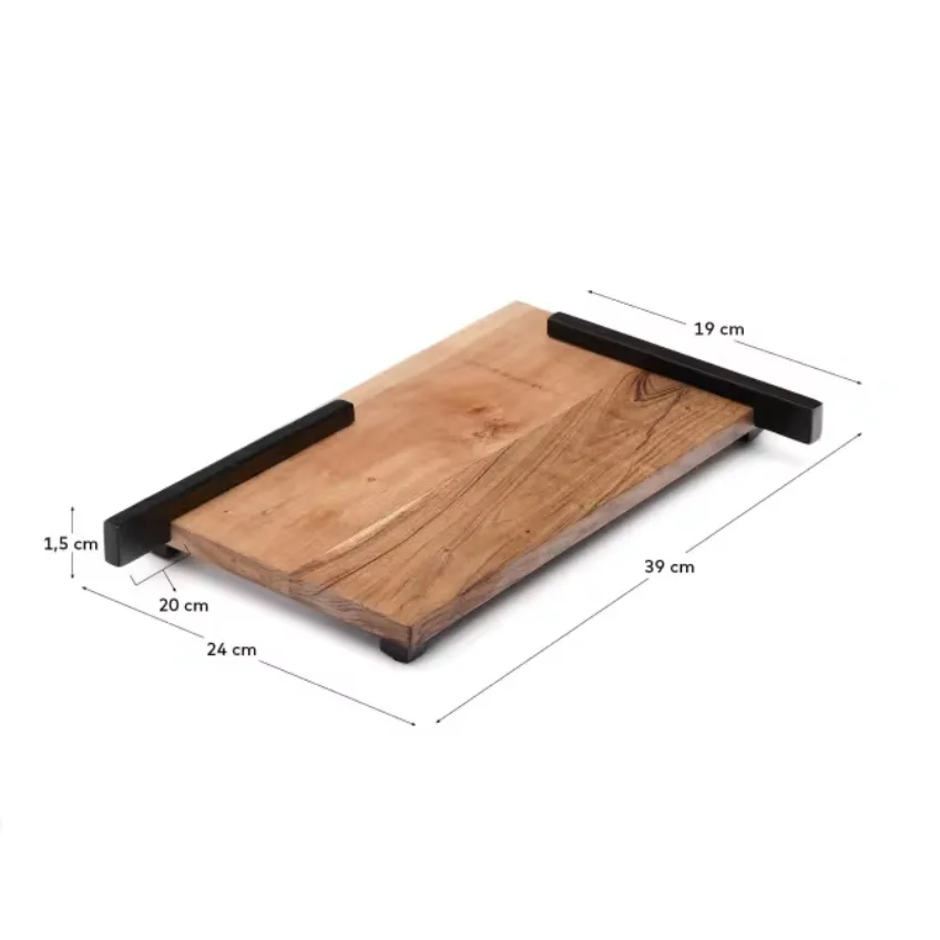 Dřevěné servírovací prkénko Kave Home Vira 39 x 24 cm