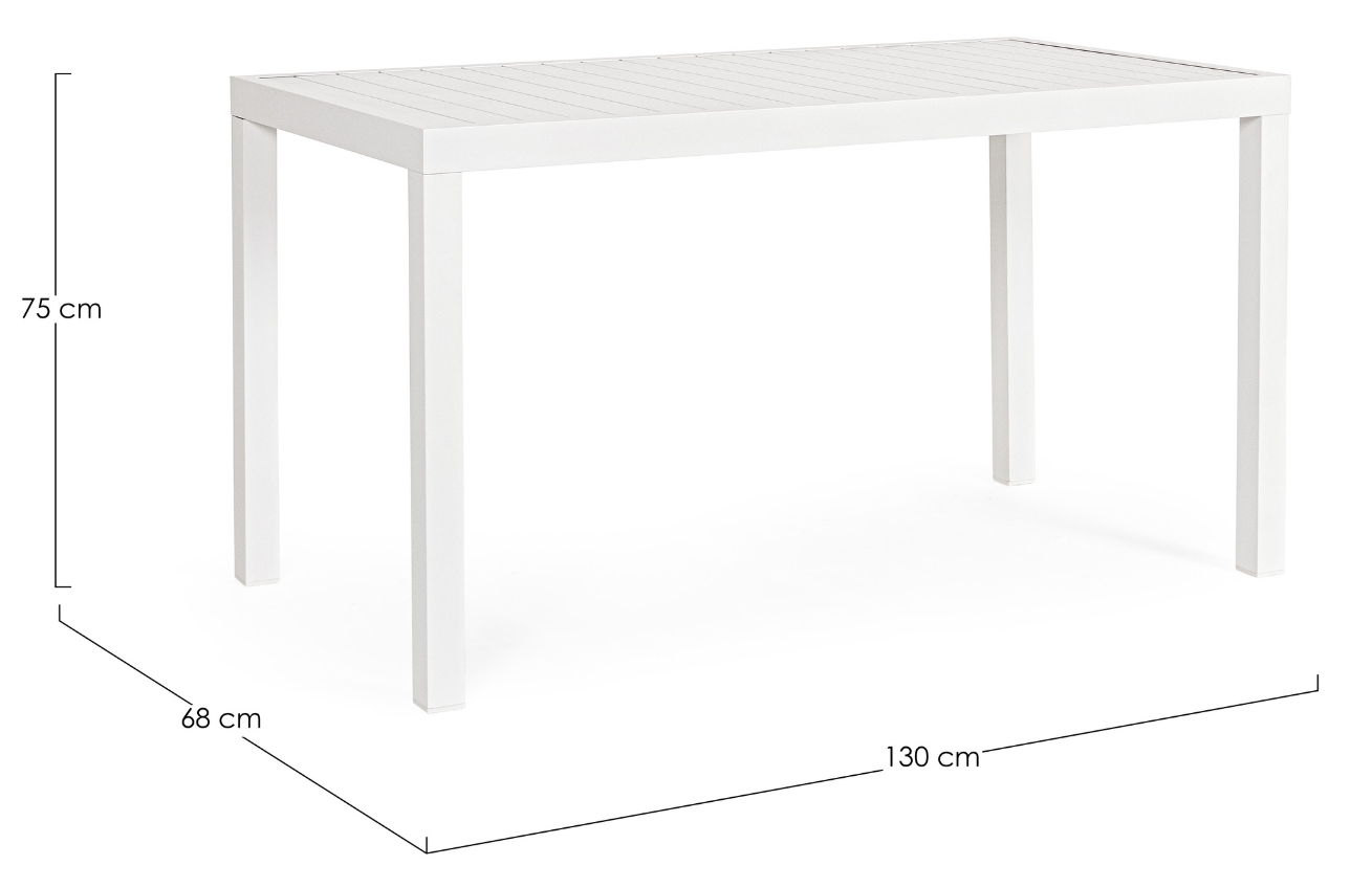 Bizzotto Hliníkový zahradní stůl Hilde 130 x 68 cm Bizzotto