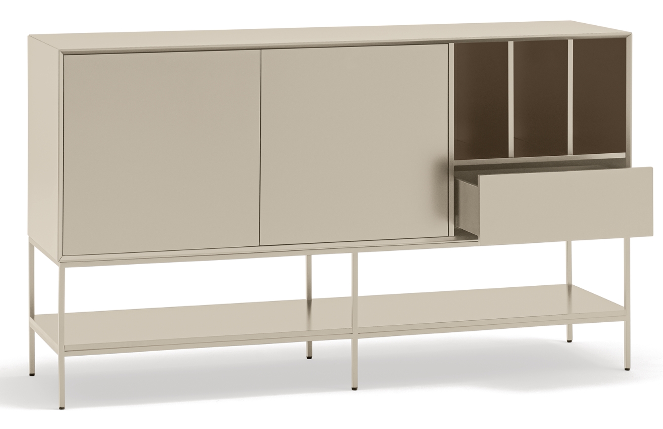 Krémová komoda Teulat Platt 166 x 45 cm Teulat