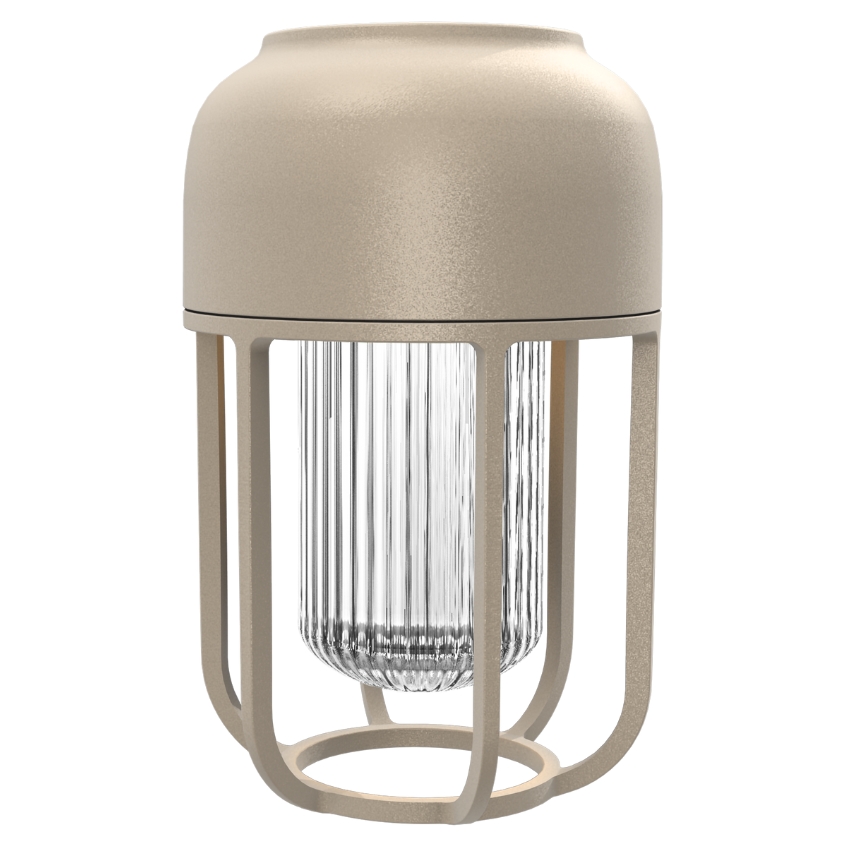 Houe Béžová kovová solární LED lampa Light No. 1 Houe