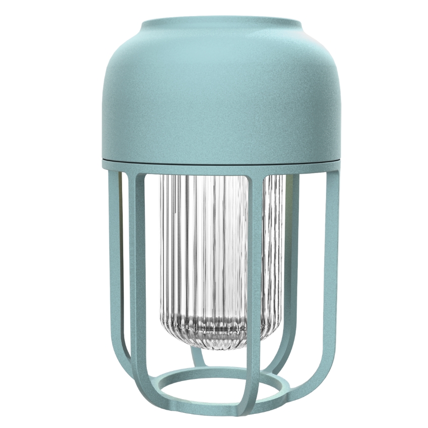 Houe Tyrkysová kovová solární LED lampa Light No. 1 Houe
