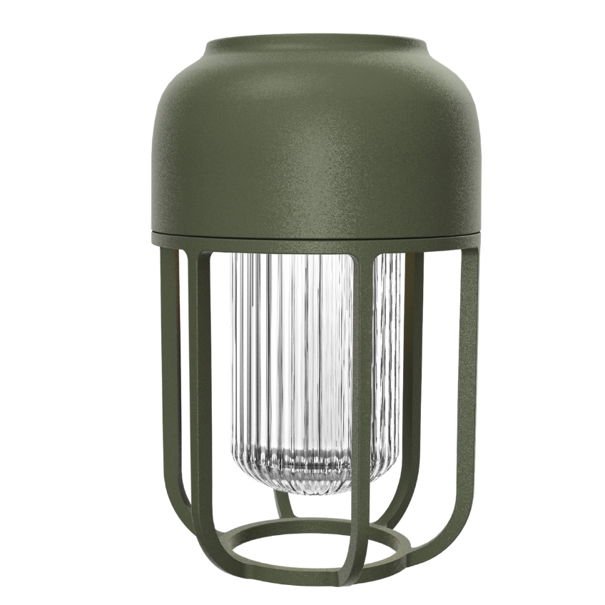Houe Zelená kovová solární LED lampa Light No. 1 Houe