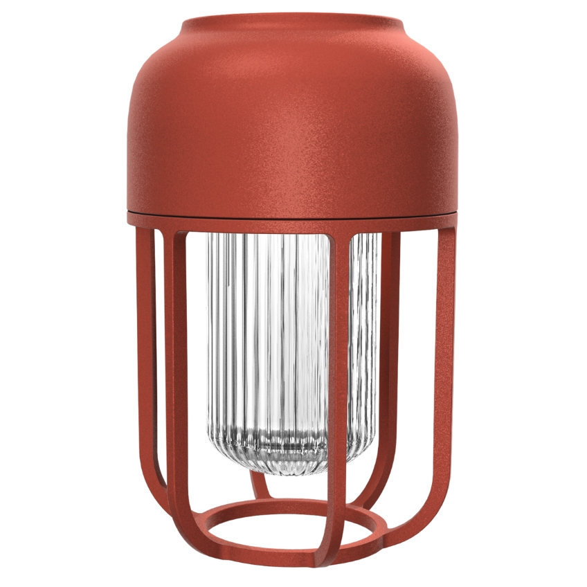 Houe Červená kovová solární LED lampa Light No. 1 Houe