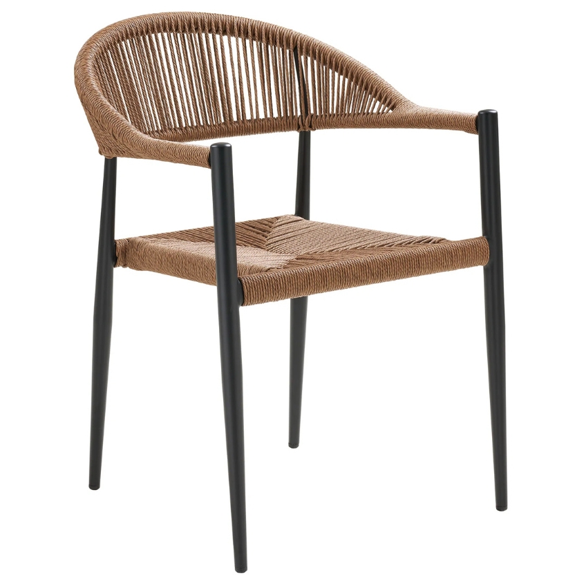 Nordic Living Hnědá zahradní židle Canari Nordic Living