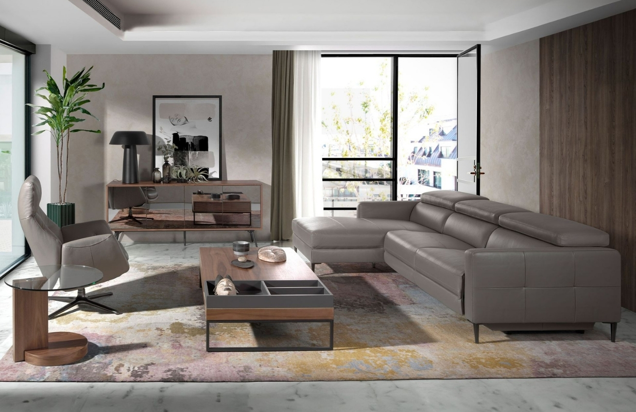 Angel Cerdá Kožená rohová pohovka No. 6125