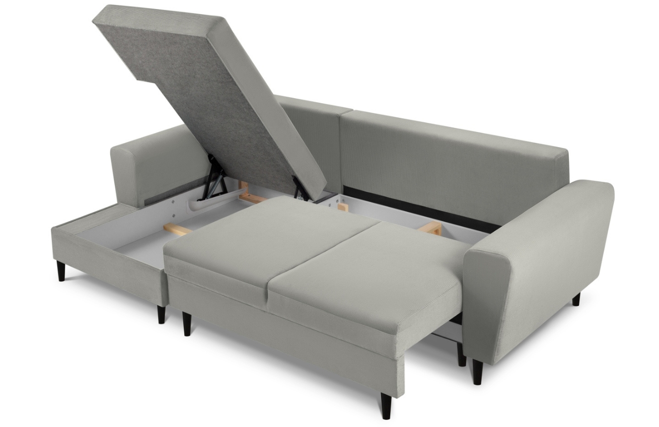 Cosmopolitan Design Manšestrová rozkládací pohovka Kyoto 241 cm