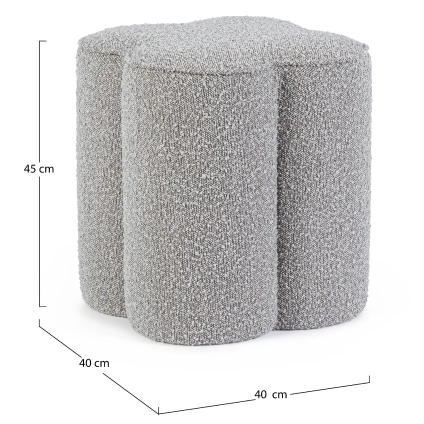 Bizzotto Bouclé taburet Cointa