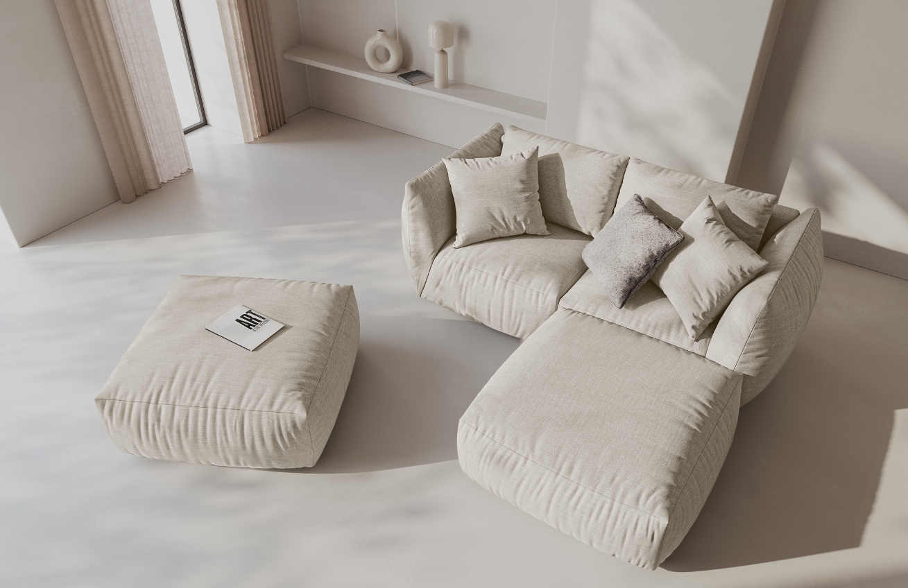 Micadoni Rohová pohovka Chris 220 cm