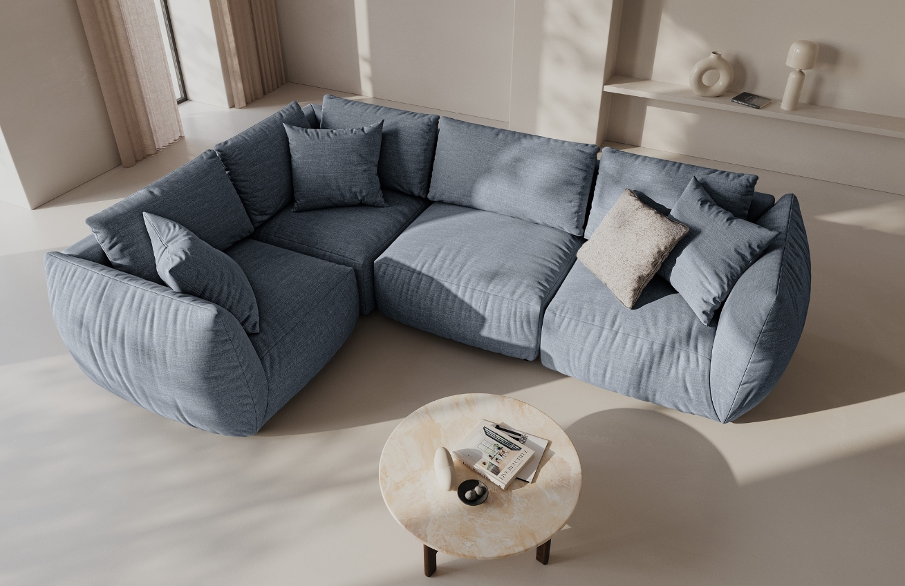 Micadoni Rohová pohovka Chris II. 295 cm