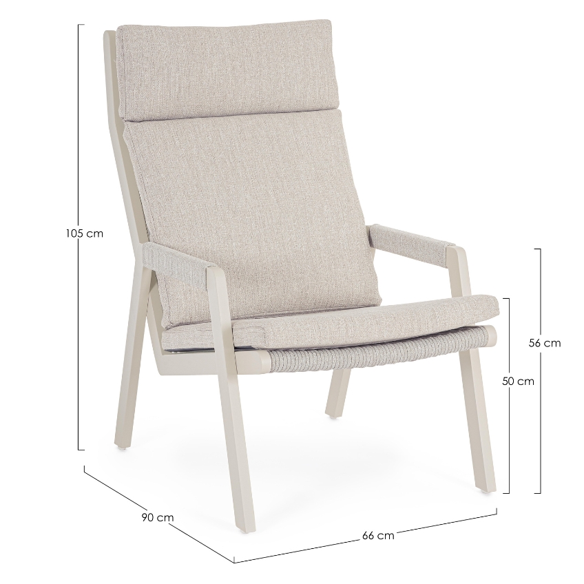 Bizzotto Zahradní křeslo Emery Bizzotto