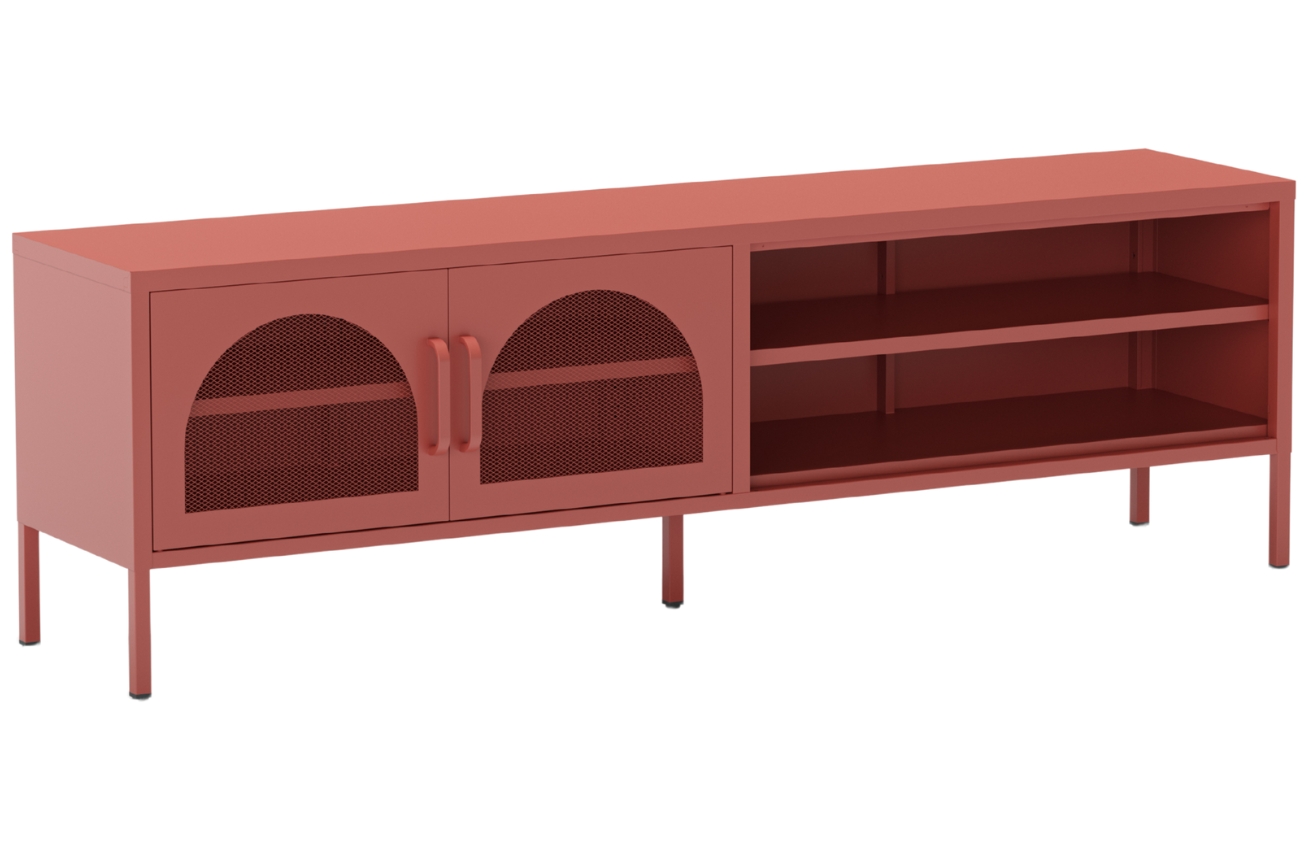 Marckeric Kovový TV stolek Diora 160 x 35 cm Marckeric