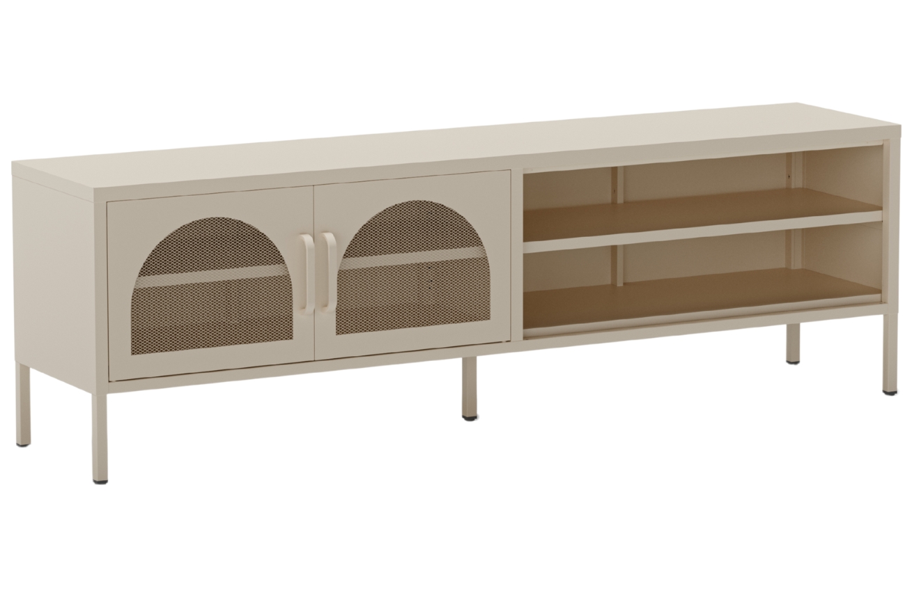 Marckeric Kovový TV stolek Diora 160 x 35 cm Marckeric