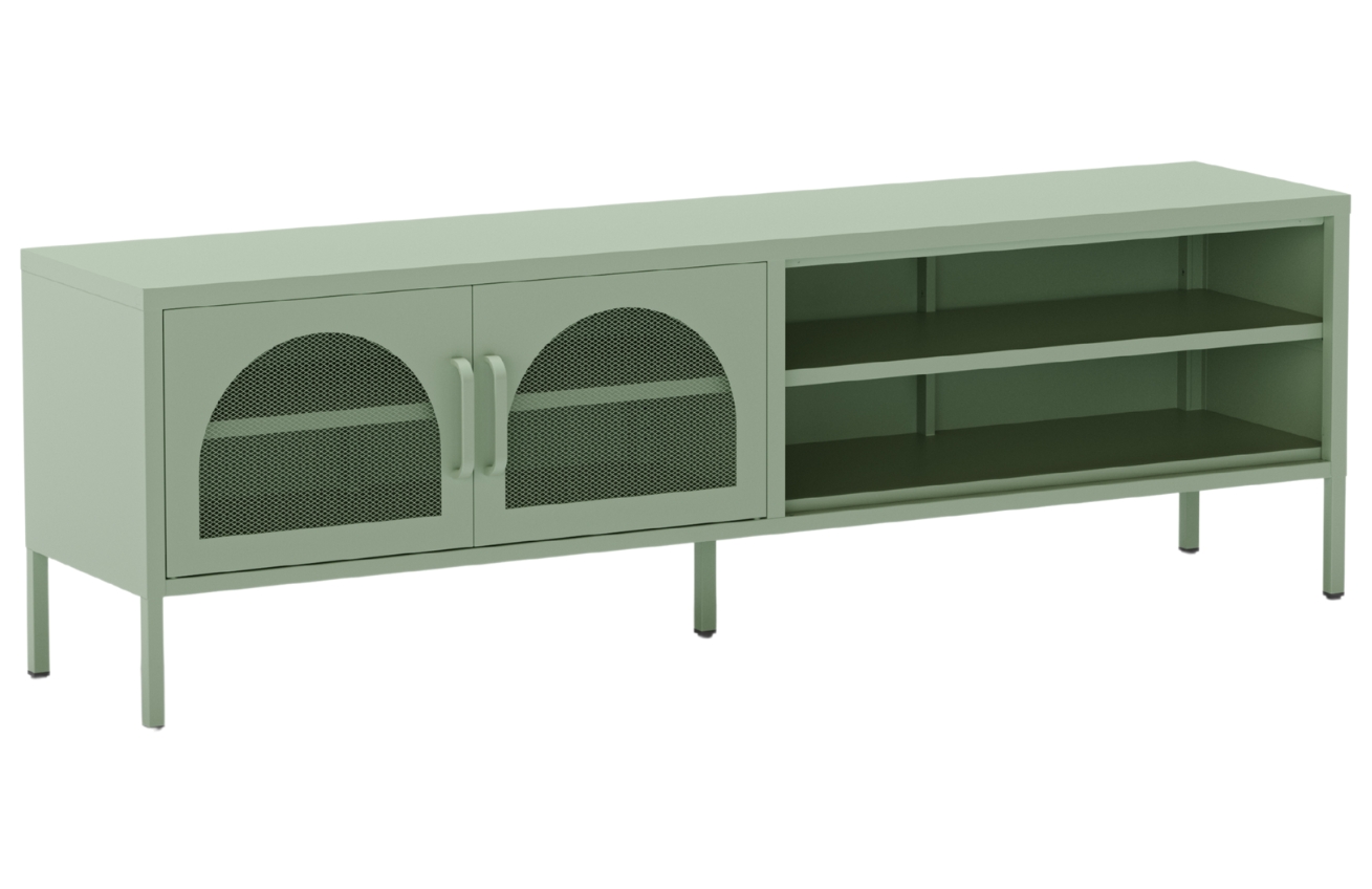Marckeric Kovový TV stolek Diora 160 x 35 cm Marckeric