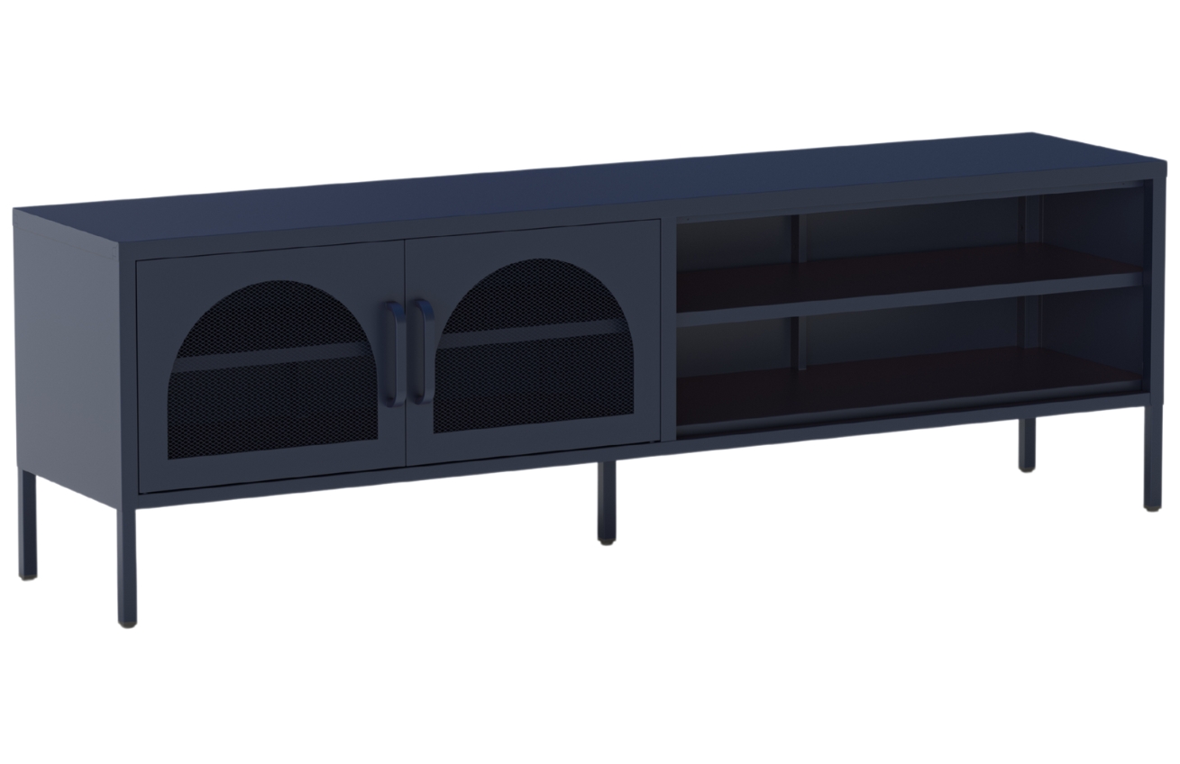 Marckeric Kovový TV stolek Diora 160 x 35 cm Marckeric