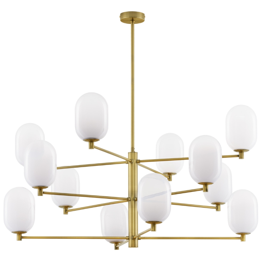 Nova Luce Skleněné závěsné světlo Balor 100 cm Nova Luce