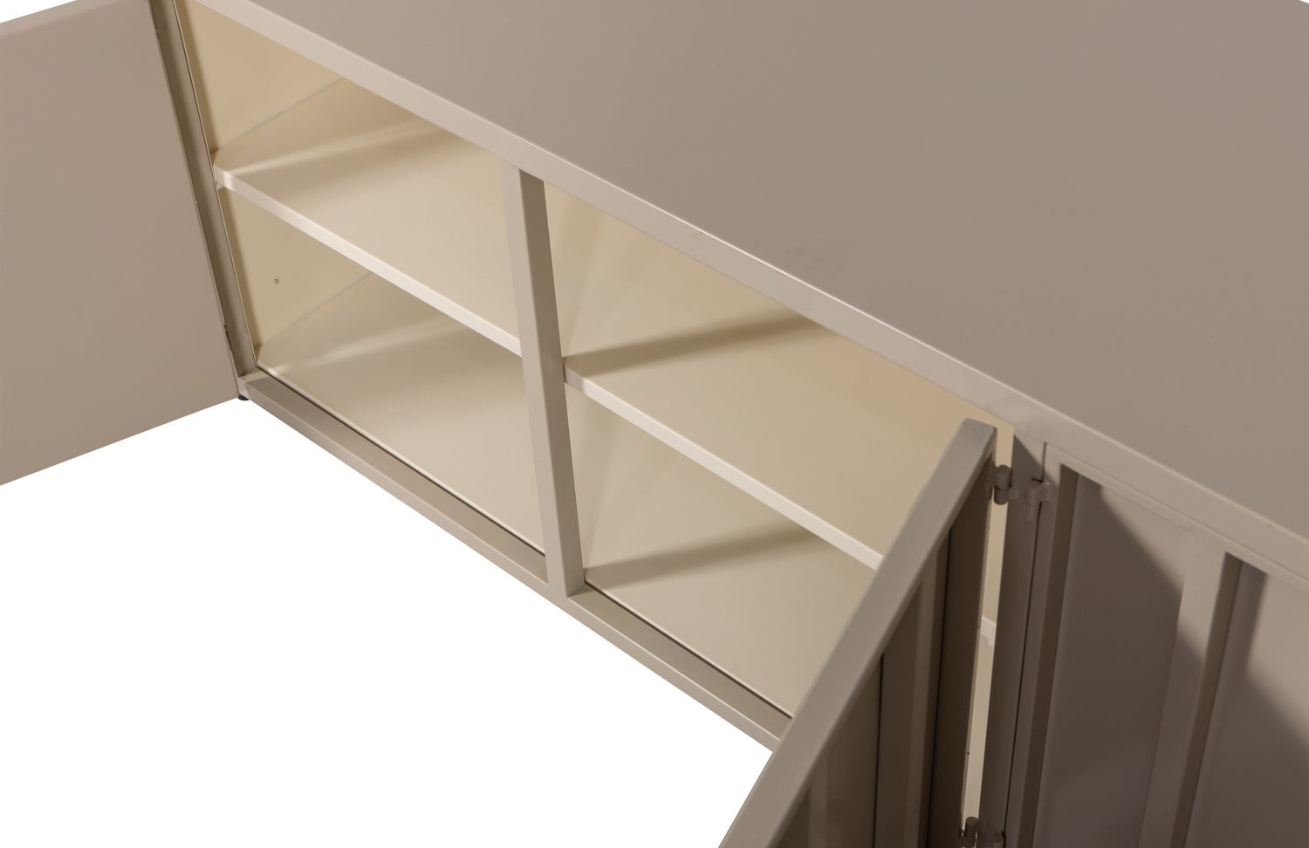 WOOOD Kovový TV stolek Lavene 160 x 44 cm WOOOD