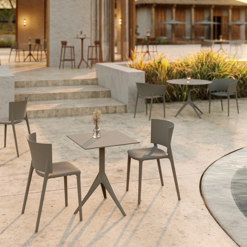 VONDOM Plastová zahradní židle AFRICA VONDOM