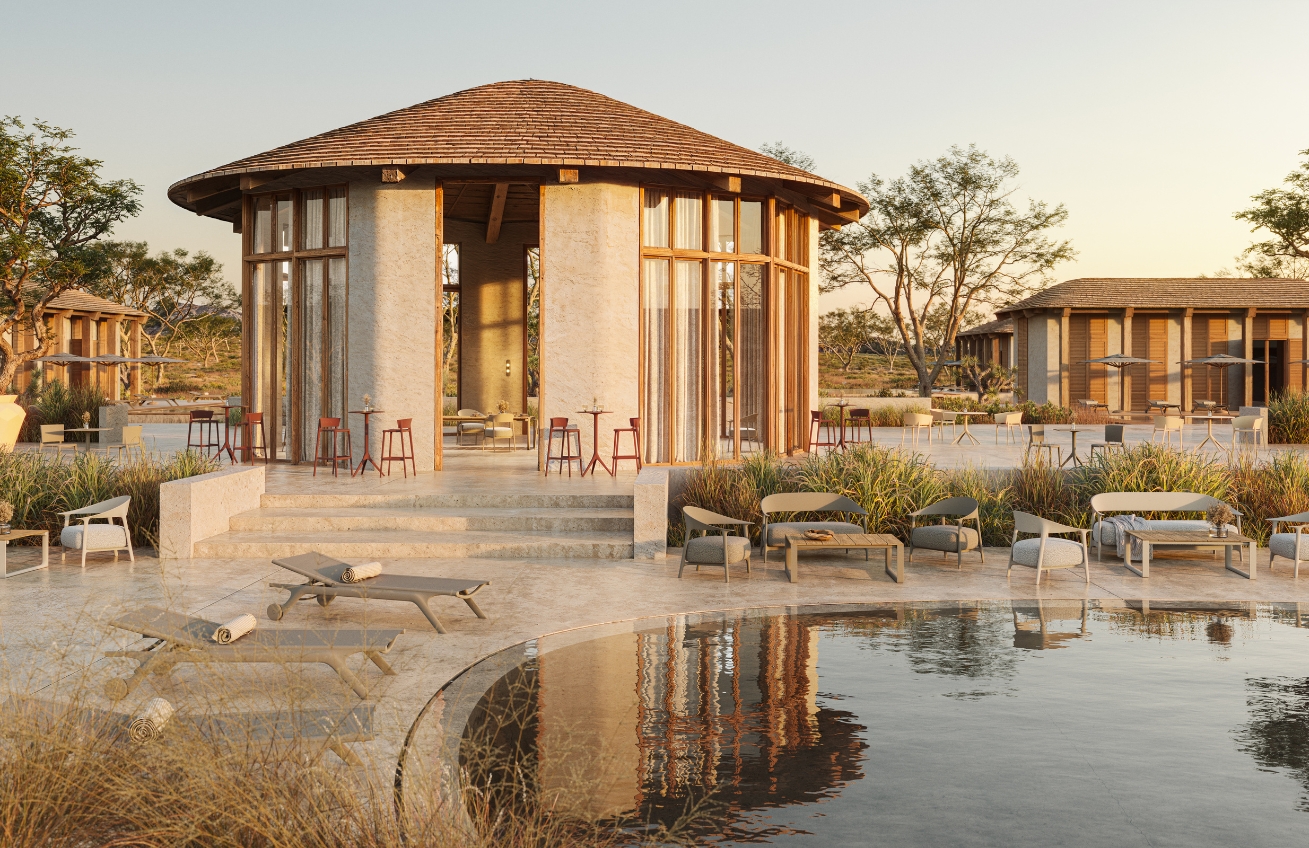 VONDOM Plastová barová židle AFRICA 66 cm VONDOM