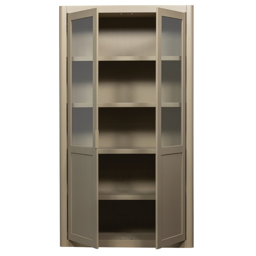 WOOOD Dřevěná vitrína Gunnar 217 x 120 cm WOOOD