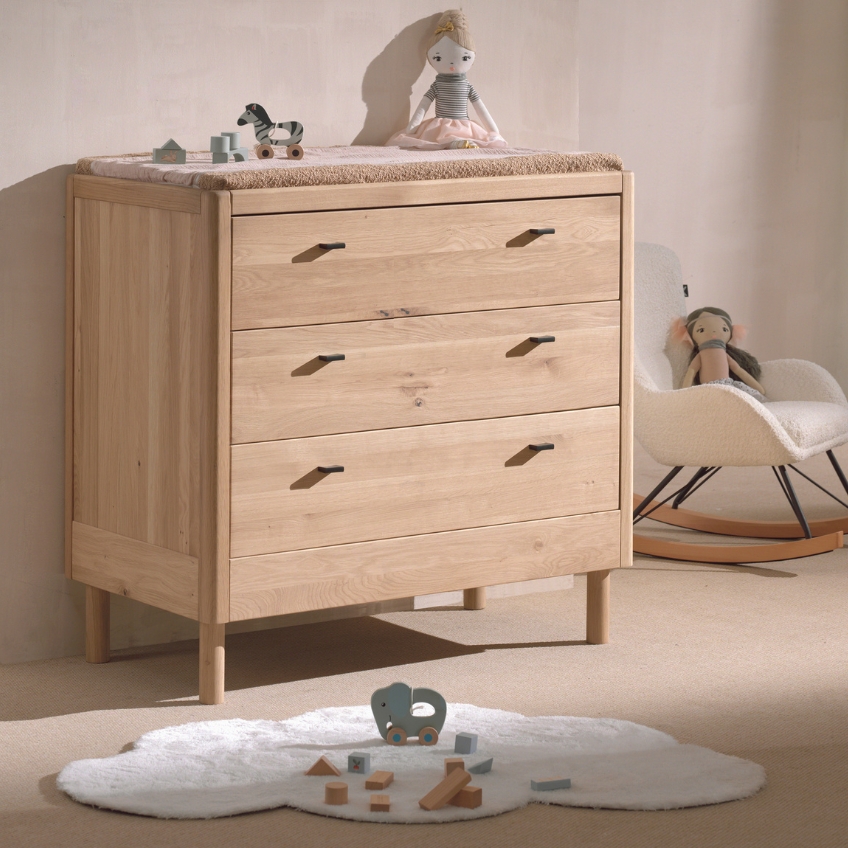 Vipack Dubová přebalovací komoda Forrest 100 x 55 cm Vipack