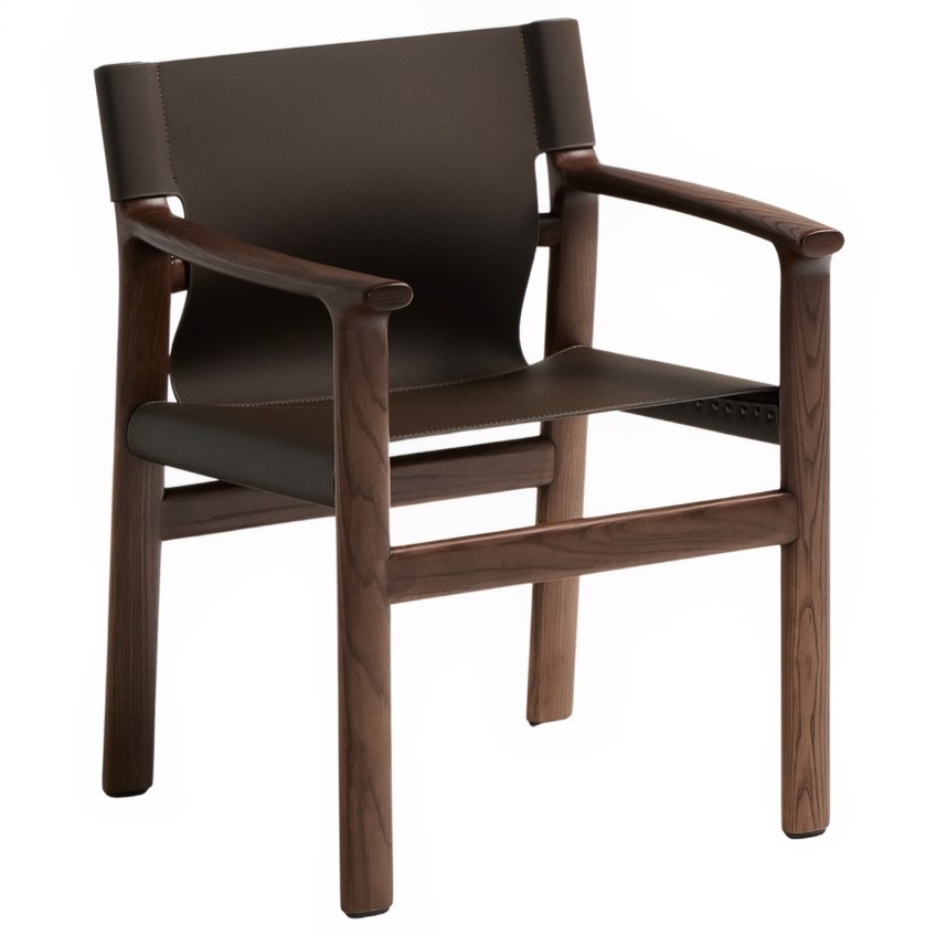 Kave Home Kožená jídelní židle Jan Kave Home