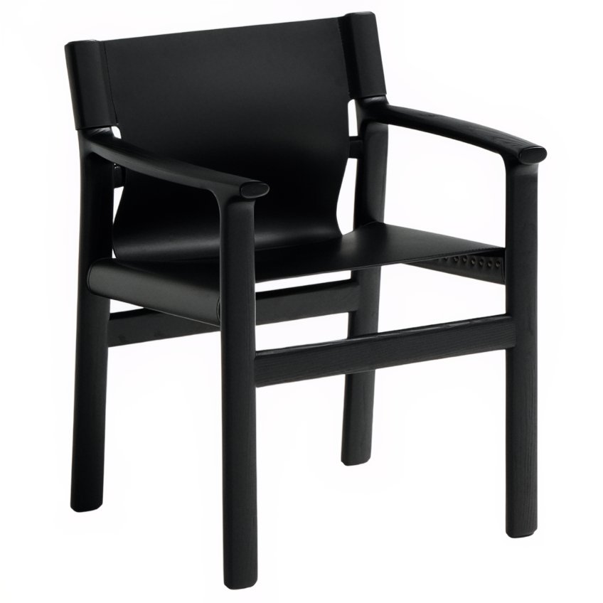 Kave Home Kožená jídelní židle Jan Kave Home