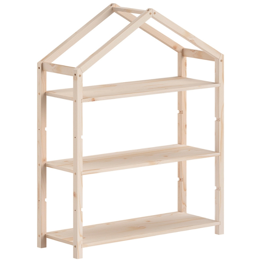 Vipack Dřevěný regál Dallas 141 x 111 cm Vipack