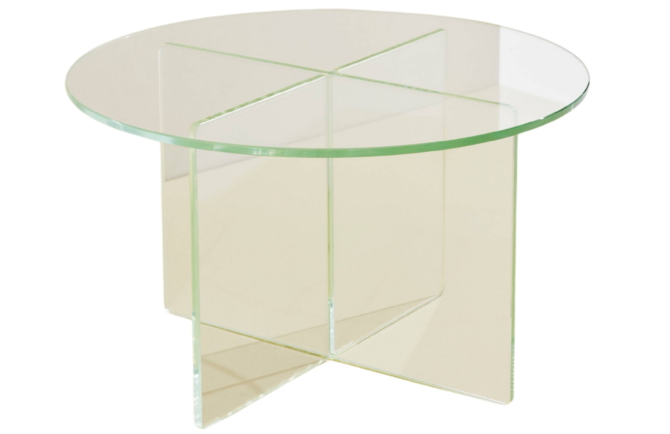 Jotex Skleněný konferenční stolek IRIS 60 cm Jotex