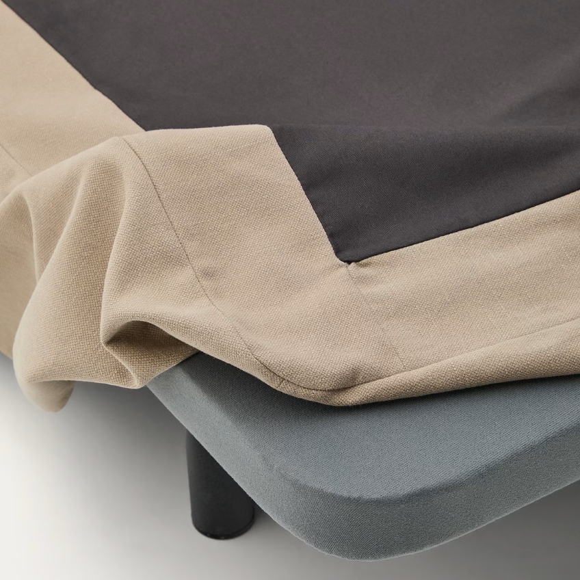 Béžová dvoulůžková postel Kave Home Jaira 180 x 200 cm Kave Home