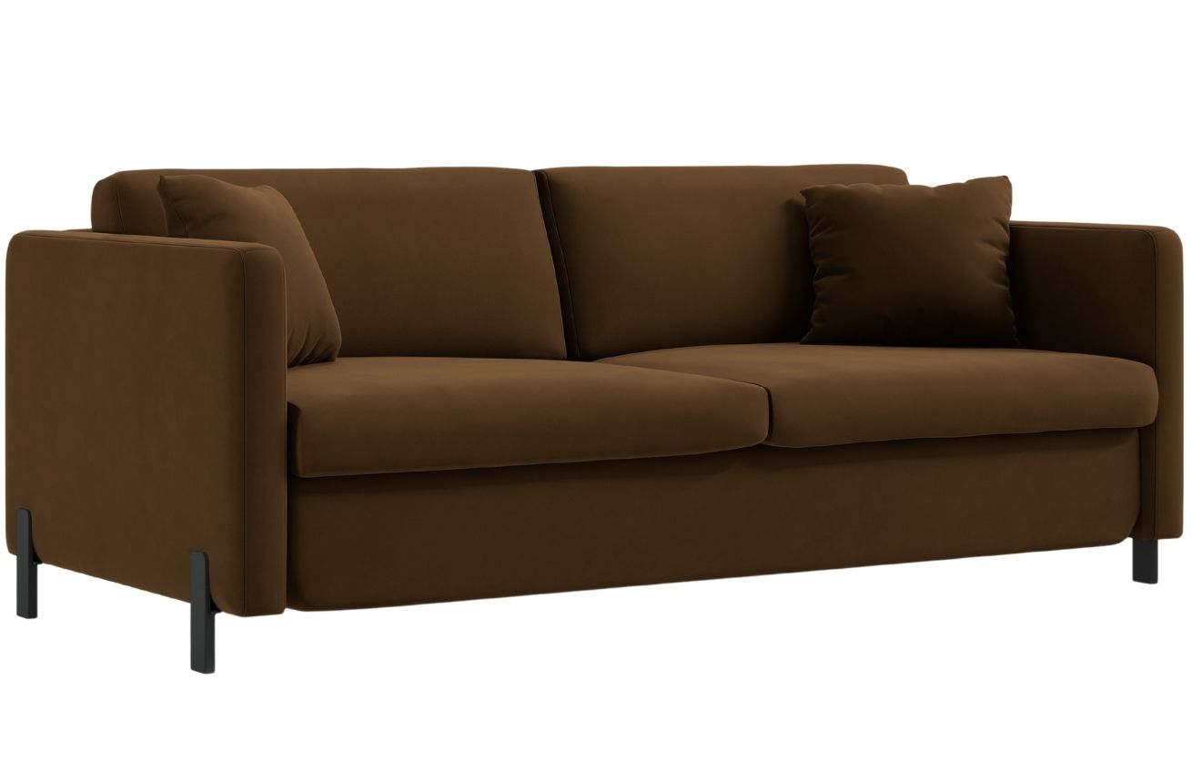 Micadoni Sametová rozkládací pohovka Gloria 202 cm Micadoni