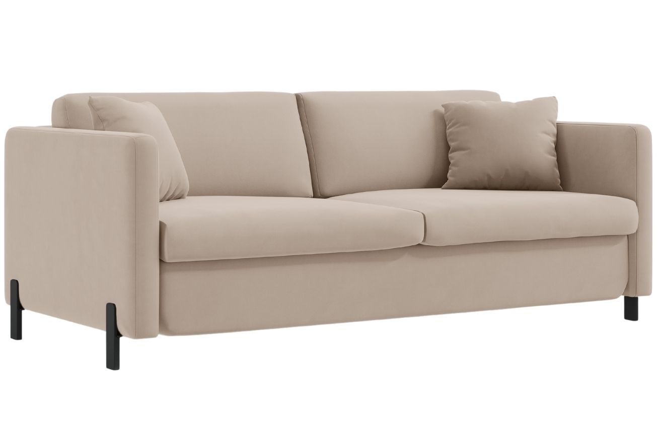 Micadoni Sametová rozkládací pohovka Gloria 202 cm Micadoni