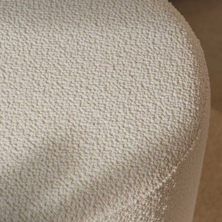 noo.ma Bouclé puf Folk 50 cm noo.ma