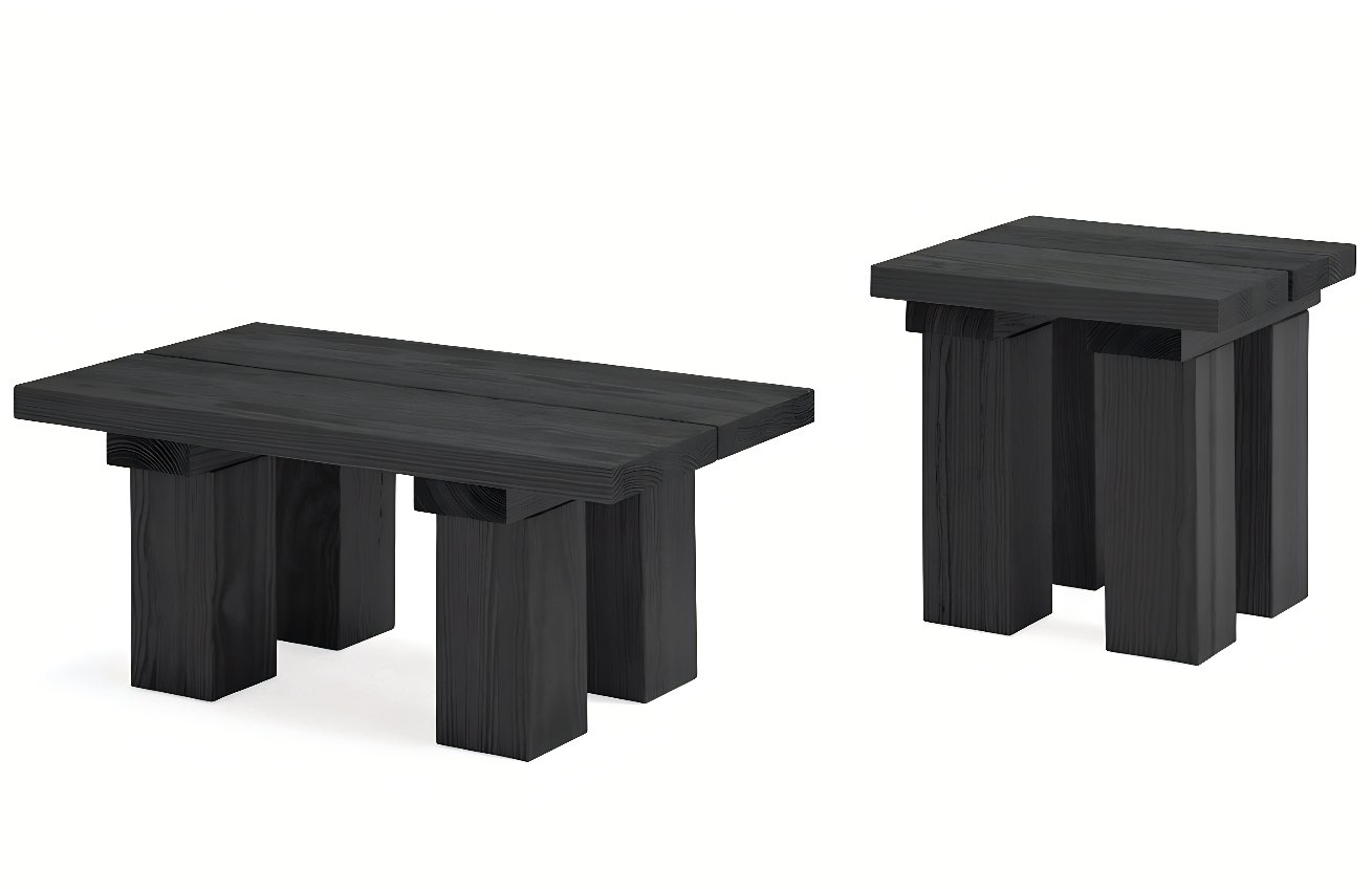 Teulat Dřevěný konferenční stolek Banda 80 x 45 cm Teulat