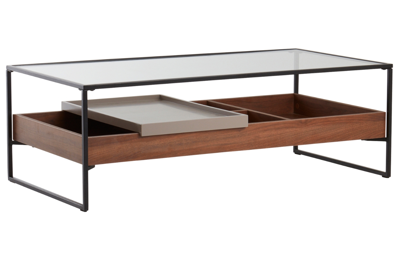 Jotex Skleněný konferenční stolek SVEG 120 x 60 cm Jotex