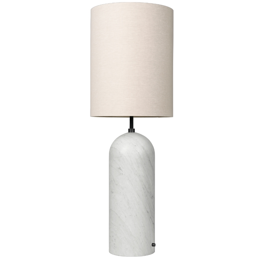 GUBI Mramorová stojací lampa Gravity 130 cm GUBI