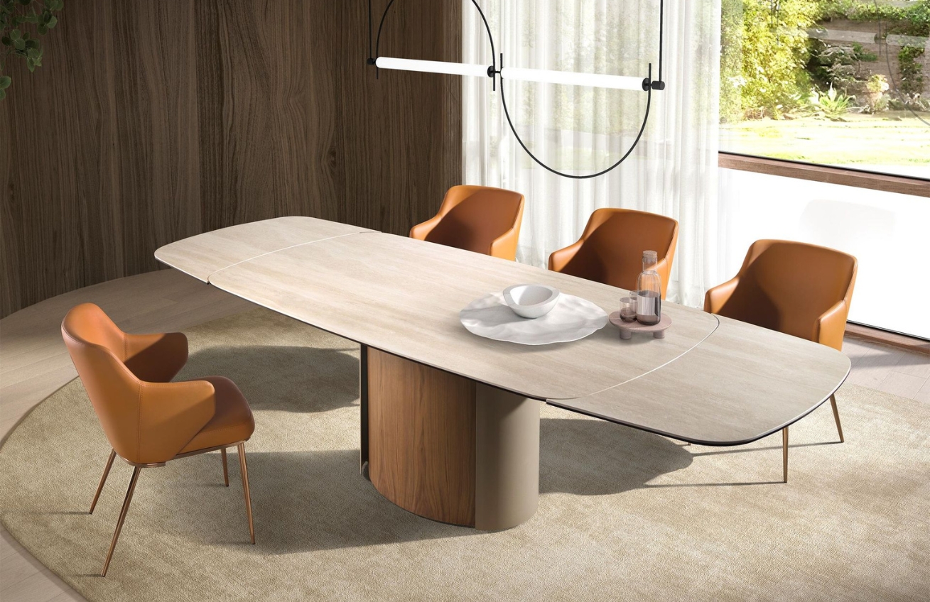 Angel Cerdá Koženková jídelní židle No. 4162 Angel Cerdá