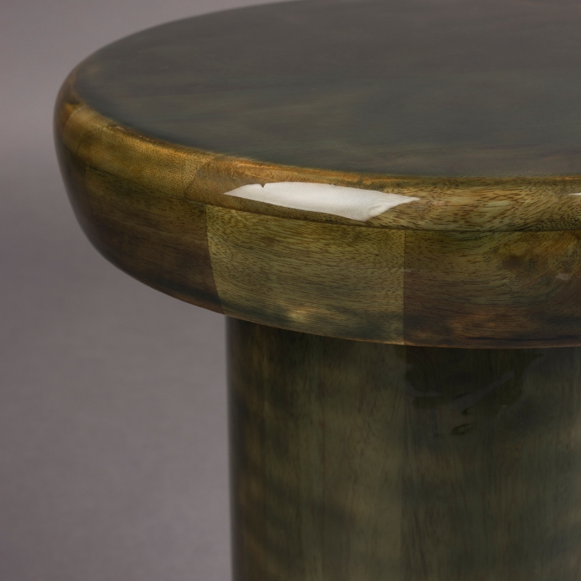 Dutchbone Dřevěný odkládací stolek MUSH 35 cm Dutchbone