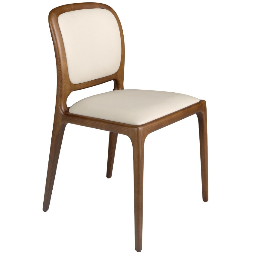 Angel Cerdá Koženková jídelní židle No. 4169 Angel Cerdá