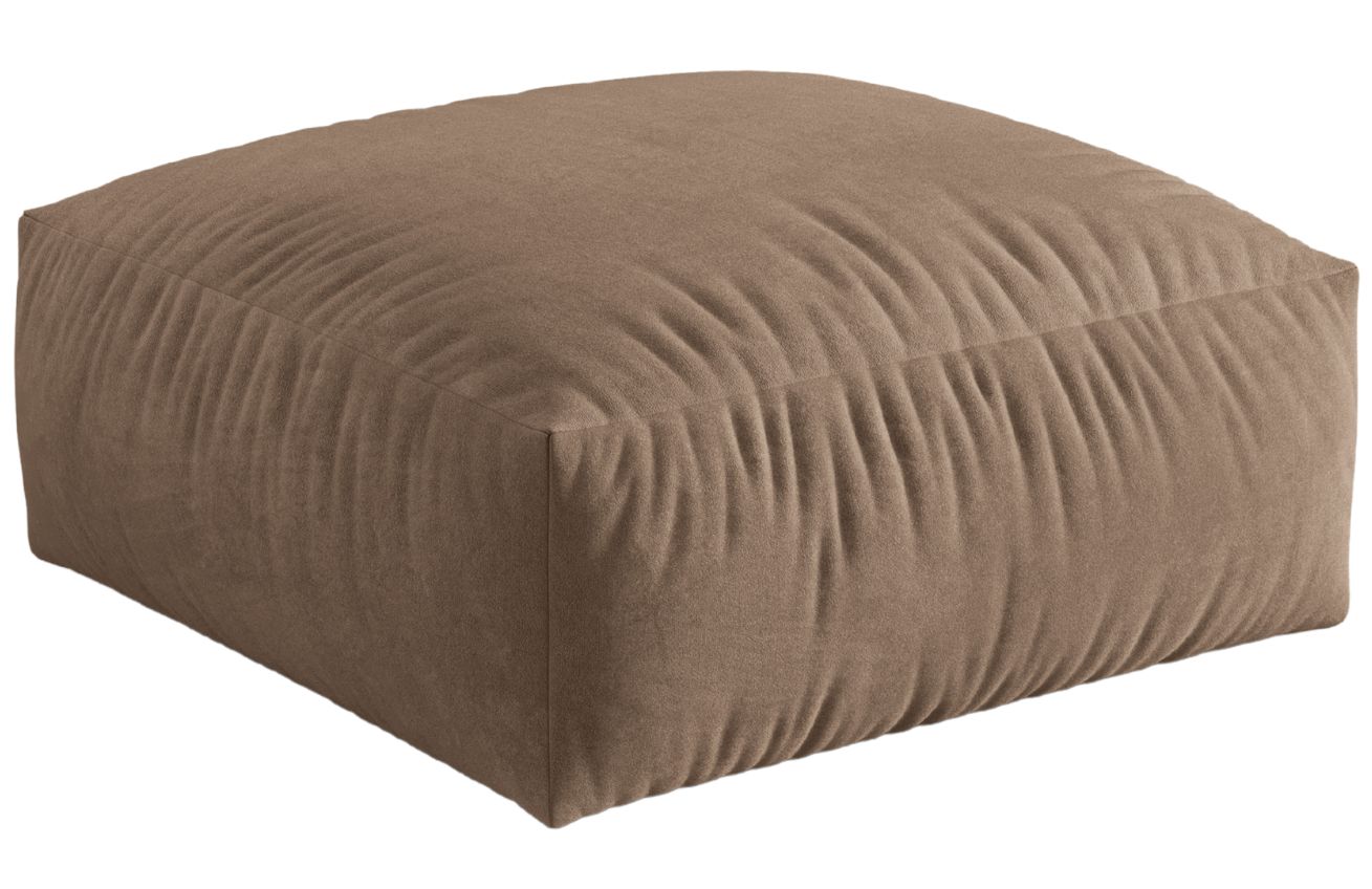 Micadoni Sametová podnožka Martina 106 x 106 cm Micadoni