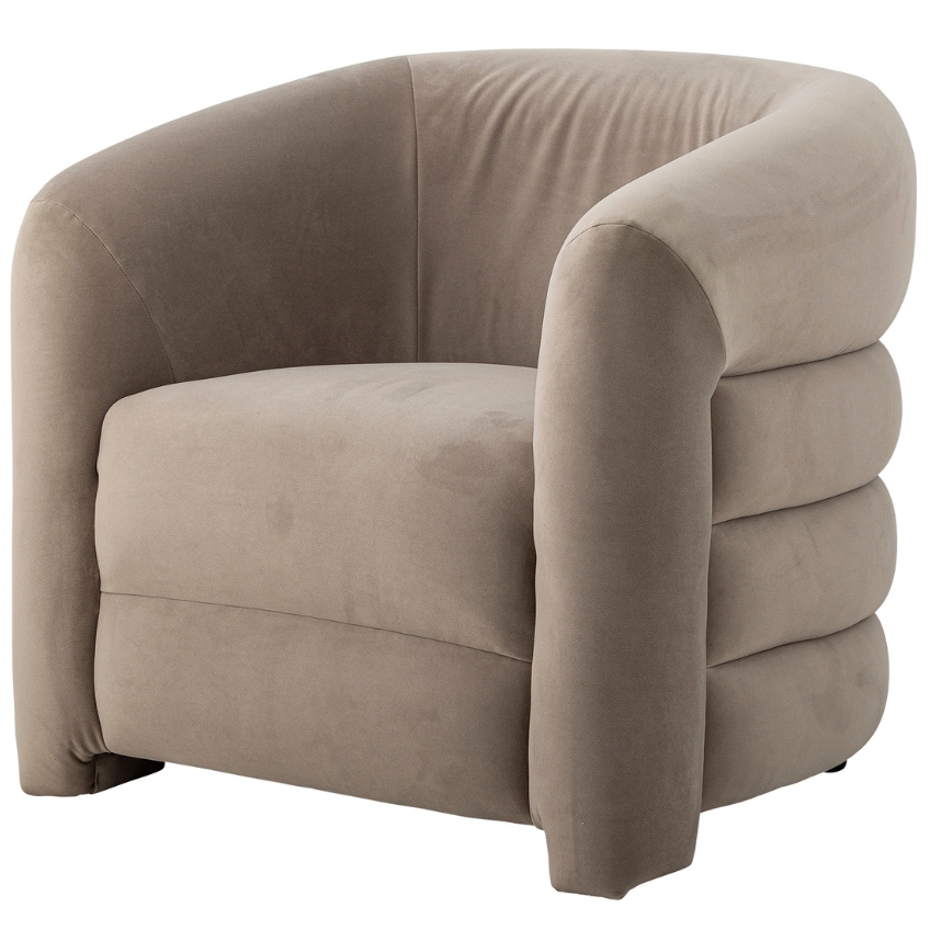 Bloomingville Sametové lounge křeslo Joel Bloomingville