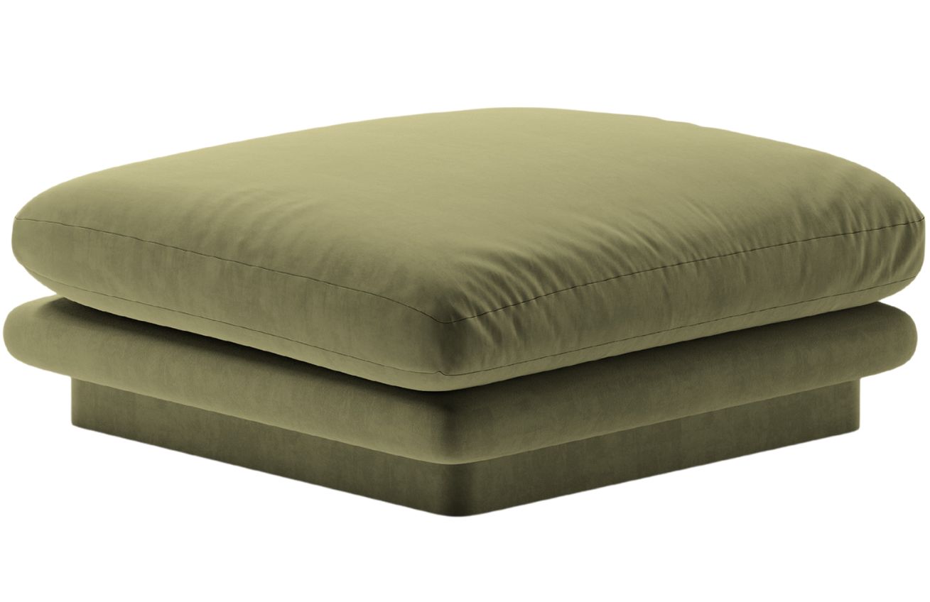 Micadoni Sametová podnožka Torino 80 x 80 cm Micadoni