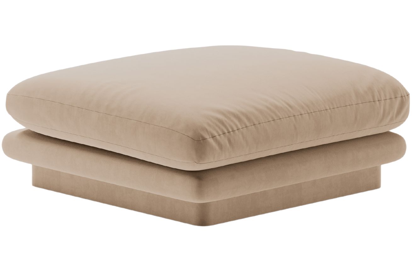 Micadoni Sametová podnožka Torino 80 x 80 cm Micadoni