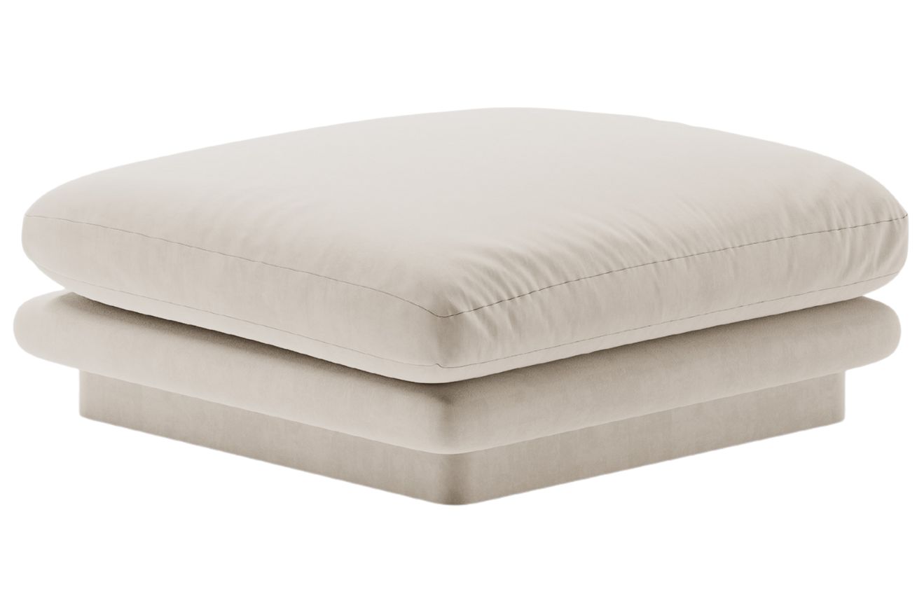 Micadoni Sametová podnožka Torino 80 x 80 cm Micadoni