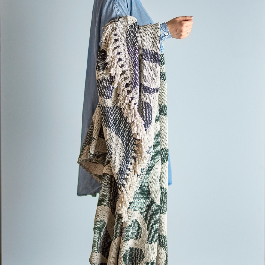 Bloomingville Pléd Salobre 160 x 130 cm Bloomingville