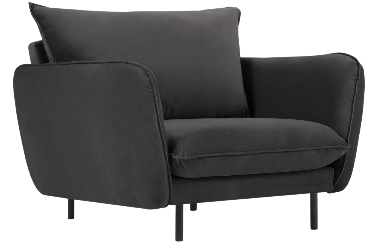 Cosmopolitan Design Sametové křeslo Vienna Cosmopolitan Design